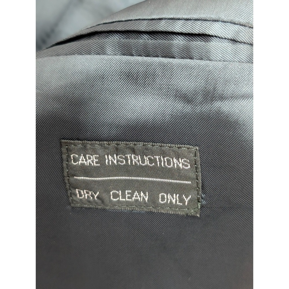 Joseph Abboud Wool Blazer Sport Coat Jacket Men's Size 44 Navy Blue Classic Fit - Picture 14 of 15
